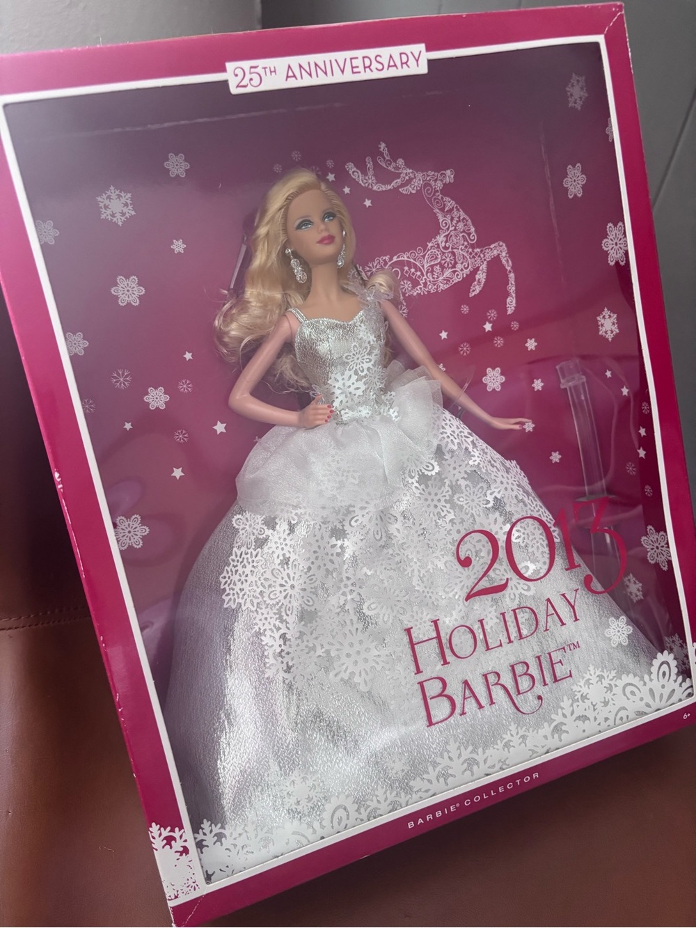 Barbie Holiday Collector Doll in White and Red Original Packaging